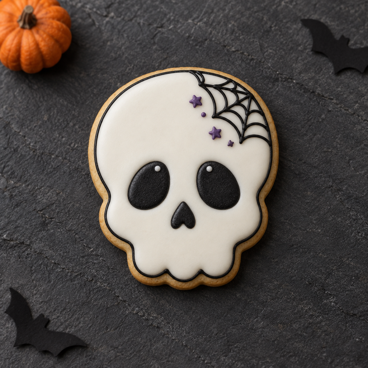 Halloween Iced Biscuits